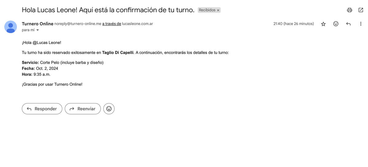 Envio de notificaciones